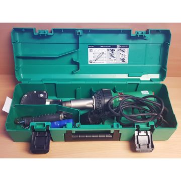 Used Leister Triac S 230V Hot Air Heat Gun with Nozzles, Accessories & Carry Case (USED255)