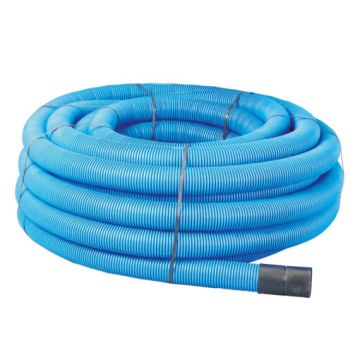 Twin Wall Jumbo Ducting Conduit 94mm ID & 110mm OD in Blue - Bulk Quantities