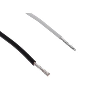 24 AWG TYPE A BS3G 210 Silver Conductor Wire - Black & White