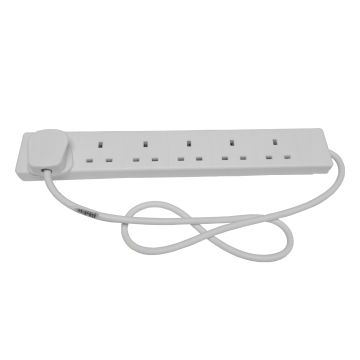 6 Way Socket Extension Lead