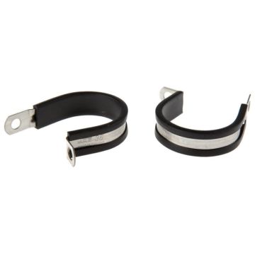 Conduit Steel P Clips with Rubber Lining size 35.0mm