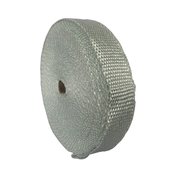 HILEXH Fibreglass Exhaust Heat Wrap (50mm x 3mm) WHITE - Various Lengths