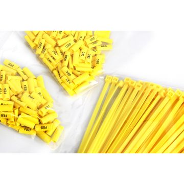 Printed Cable Ties with Months of the Year