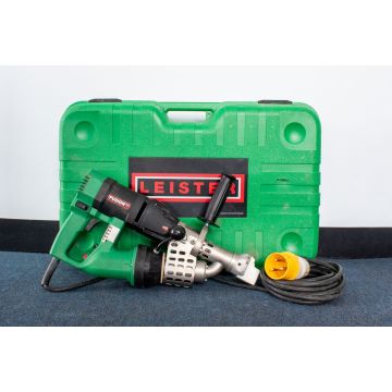 Leister Fusion 2 120V Hot Air Hand Welding Extruder with Shoes & Case