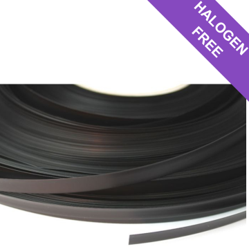 Low Fire Hazard Thin Wall PET-ZH Heat Shrink Flat Tubing