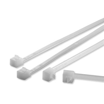 Hellermann Tyton RELK2R Polyamide Releasable Cable Ties Natural 200mm x 4.6mm | 115-02202