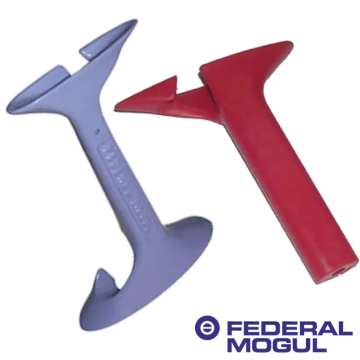 Federal Mogul ROUNDIT® 2000 V0 Tools double & single headed, Blue & red on a white background
