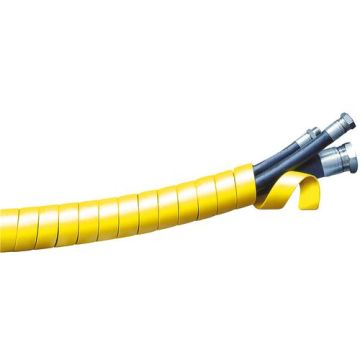 Spiralguard Yellow SGX-32Y HDPE Hydraulic Hose Wrap 27mm