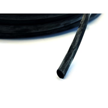 Industrial Grade Santoprene Tubing 7.0mm I/D 1.25mm Wall in Black