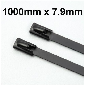 Heavy Duty Stainless Steel Cable Ties Coated 1000mm x 7.9mm