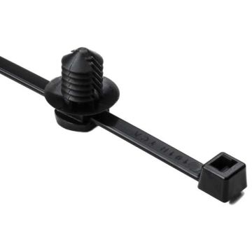Hellermann T50RFT10 2-Piece Fixing Ties with Fir Tree & Disc 200 x 4.6mm