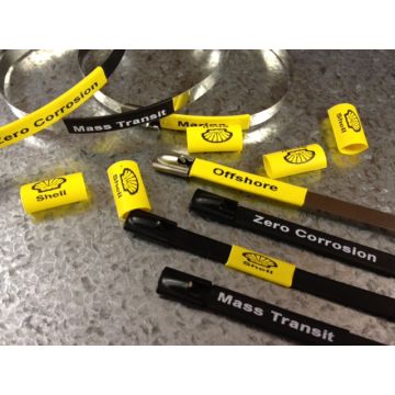 Printed Stainless Steel Cable Ties Coated/Uncoated 