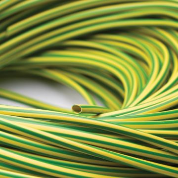 ZH3 Zero Halogen Flame Retardant Sleeving - Green/Yellow - 3mm I/D