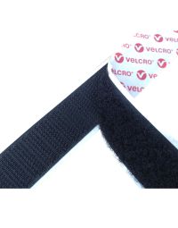 VELCRO® brand Sew-on Tape Hook & Loop Set 100mm Black