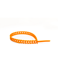 Rapstrap Waste-Saving Releasable Cable Tie - 300mm long x 10mm Wide Orange