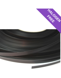 Low Fire Hazard size 30.2mm Thin Wall PET-ZH Heat Shrink Flat Tubing Black
