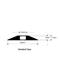 Snap-Fit Cable Protector - Standard Type - 3 mtr lengths
