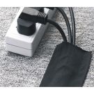 Floor Cable Cover Protector Hook & Loop Carpet Wrap - 76mm Wide x 0.7mm Wall