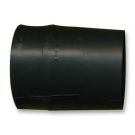 202K132-25/225-0 Straight Cable Boot Black with Lip