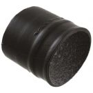 202K153-25/225-0 Straight Cable Boot Black with Lip