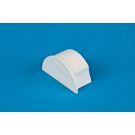 50 x 25mm Smooth-fit End Cap White