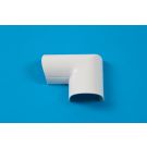 30 x 15mm Clip-Over Door Top Bend White