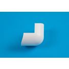 30 x 15mm Clip-Over External Bend White