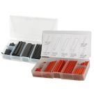 Mixed Heat Shrink Kit 254pc Black & Red - Various lengths