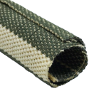 Roundit 2000 NX HT 13mm, High Temperature wrap-around sleeving in Olive Green
