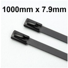 Heavy Duty Stainless Steel Cable Ties Coated size 1000 x 7.9mm