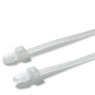 Hellermann Tyton T30RSF Clear Push Fit Cable Tie with Arrowhead Fixing Element 161mm x 3.6mm | 126-00330