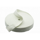 HILFLEX High Temperature Hose & Pipe Protection Fire Resistant Glass Fibre Webbing Tape. 50.0mm x 3.0 thickness. White.