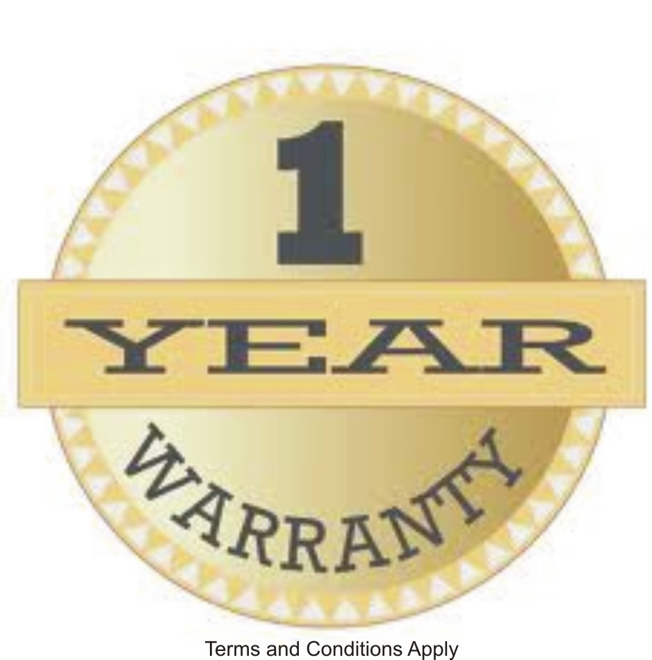 1 Year Warranty